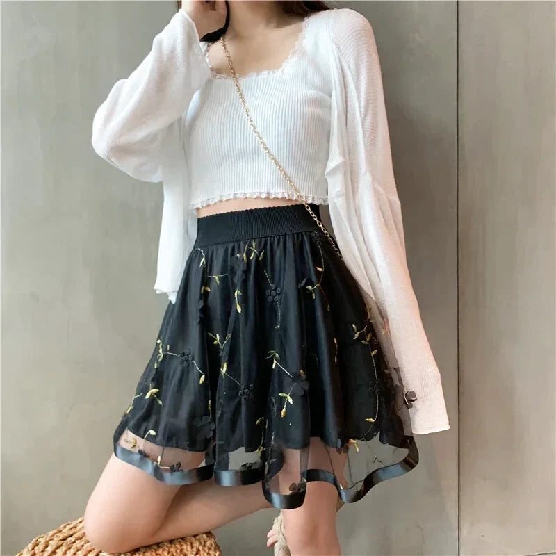 Jupe Courte Tulle Noire - Maison Tulle