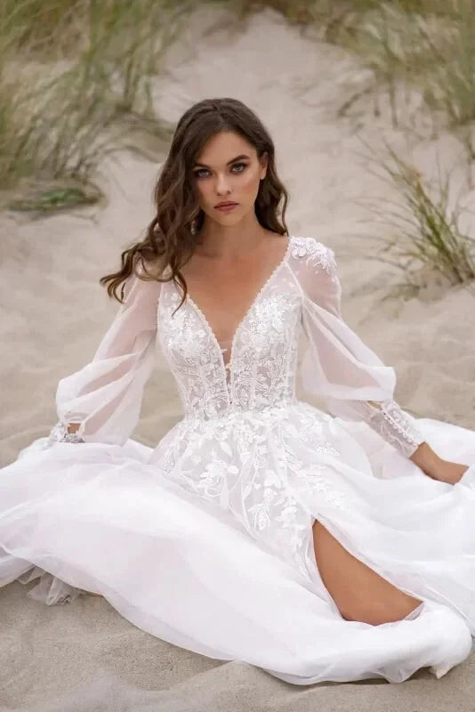 Robe de Mariée Tulle Fluide - Maison Tulle