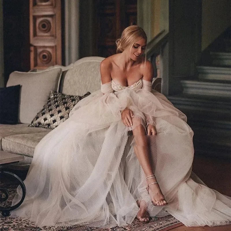 Robe de Mariée Tulle Rose - Maison Tulle