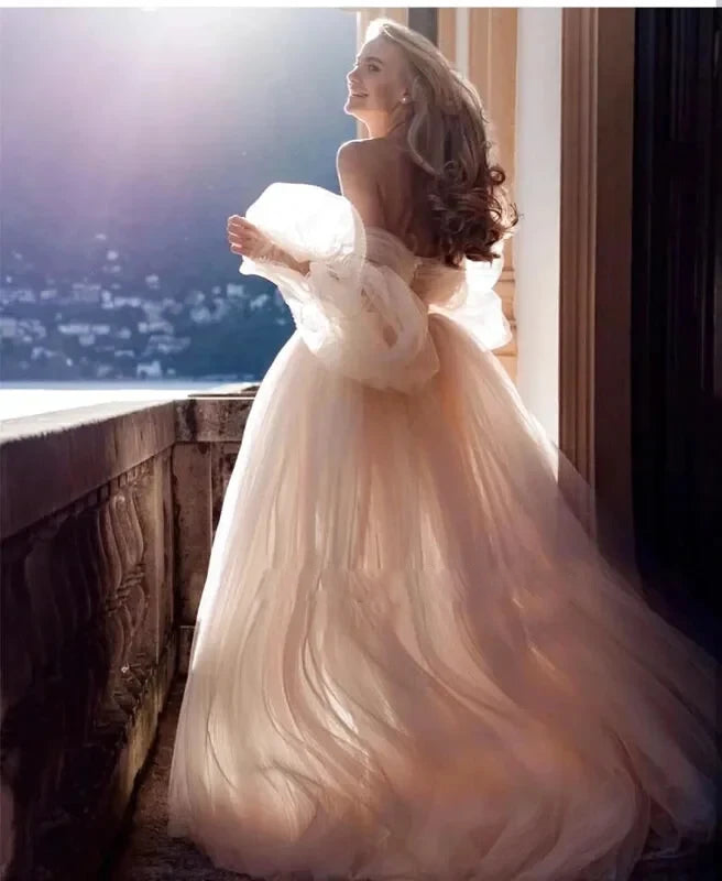 Robe de Mariée Tulle Rose - Maison Tulle