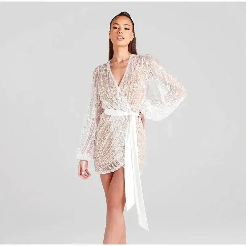 Robe Tulle Manche Longue - Maison Tulle