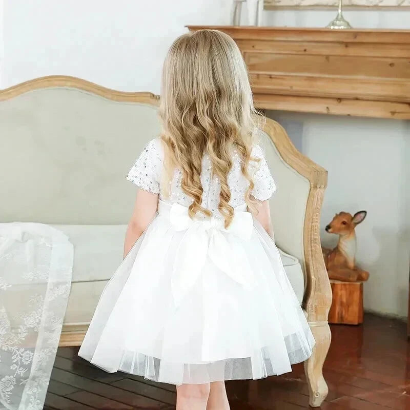 Robe Tulle Paillette Fille - Maison Tulle