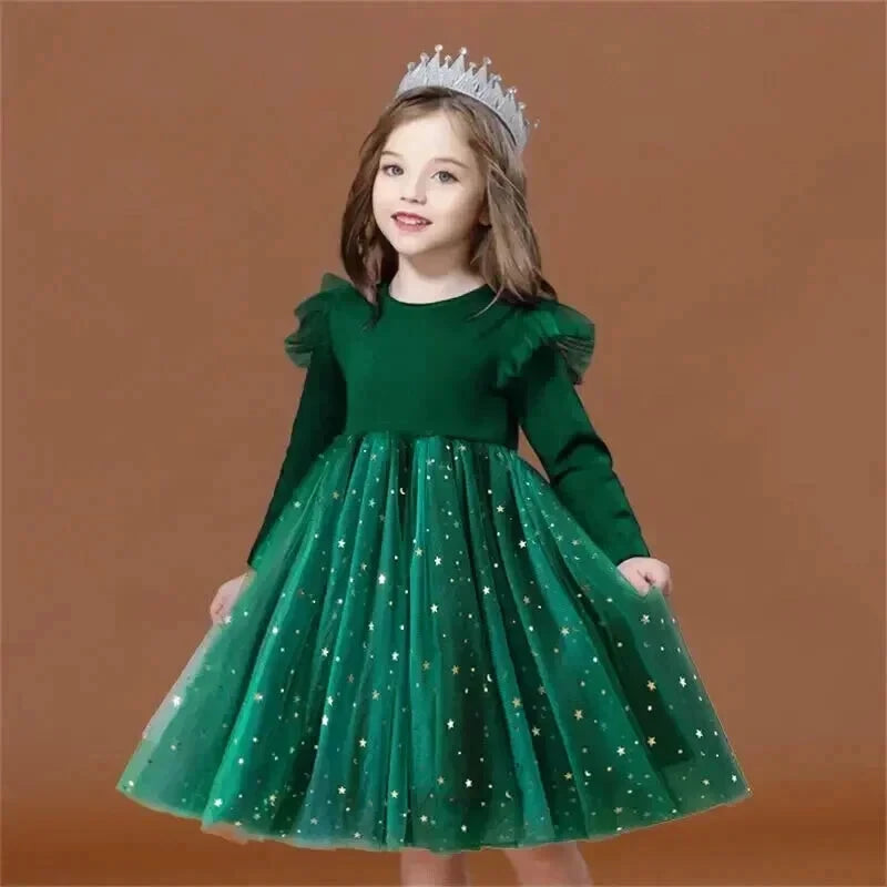 Robe Tulle Vert Deguisement Fille