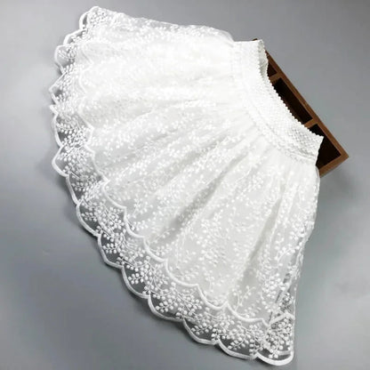 Jupe Courte en Tulle Blanche - Maison Tulle