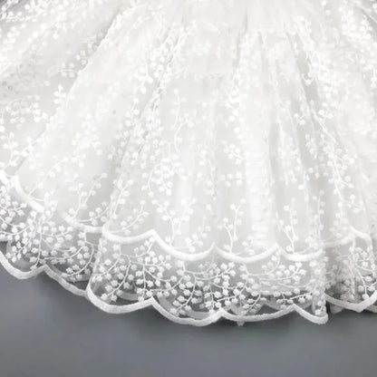 Jupe Courte en Tulle Blanche - Maison Tulle