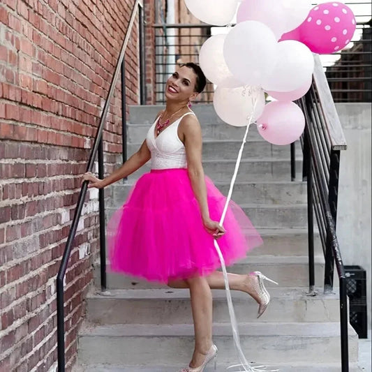 Jupe tulle rose poudré femme online