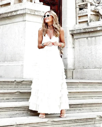 Jupe Tulle Blanche Volant