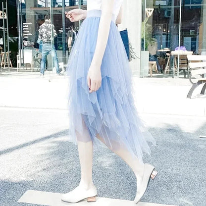 Jupe Tulle Bleu Ciel - Maison Tulle