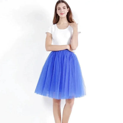 Jupe Tulle Bleu Roi - Maison Tulle