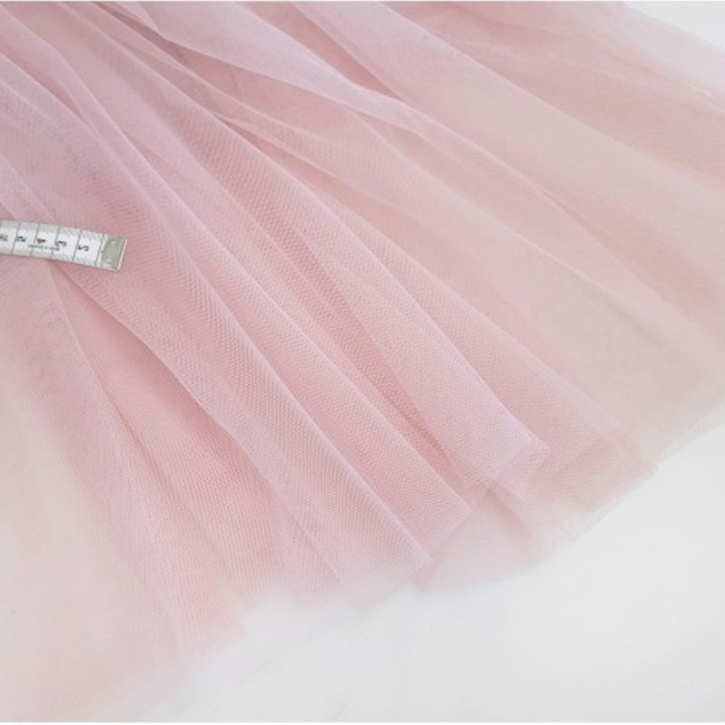 Jupe Tulle Longue Rose Poudré