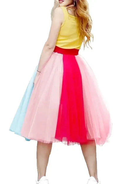 Jupe Tulle Multicolore Femme - Maison Tulle