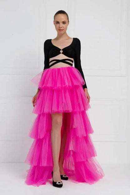 Jupe Tulle Rose Fushia - Maison Tulle