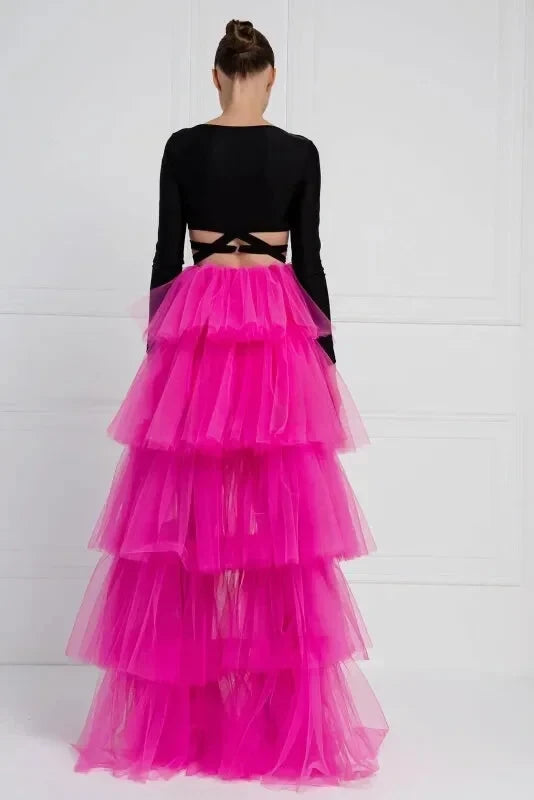 Jupe Tulle Rose Fushia - Maison Tulle