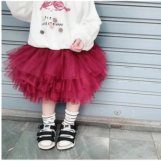 Jupe Tulle Rouge Bébé - Maison Tulle