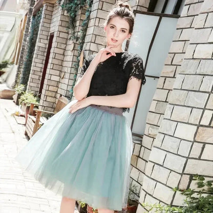 Jupe Tulle Vert Menthe - Maison Tulle