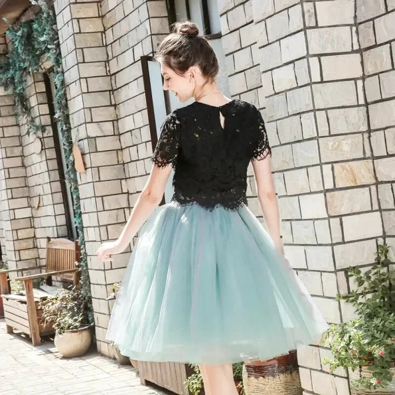 Jupe Tulle Vert Menthe - Maison Tulle