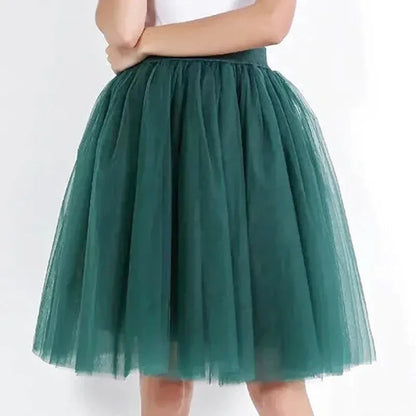 Jupe Tulle Vert Sapin - Maison Tulle