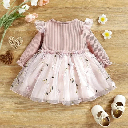 Robe Bébé en Tulle Rose - Maison Tulle