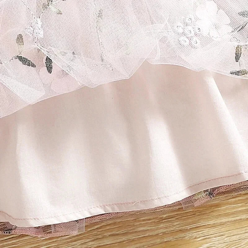 Robe Bébé en Tulle Rose - Maison Tulle