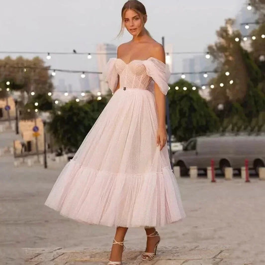 Robe rose en tulle sale