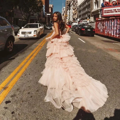 Robe de Mariée en Tulle Rose Pâle - Maison Tulle