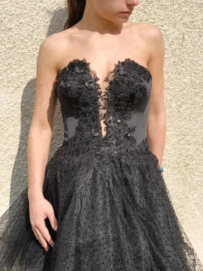 Robe Tulle Courte Noire - Maison Tulle