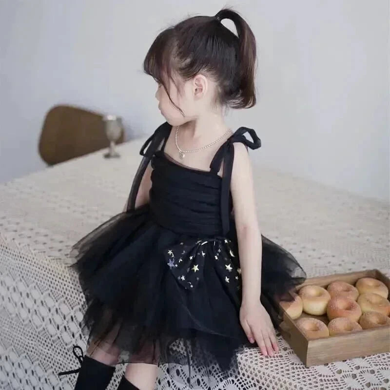 Robe Tulle Noire Fille - Maison Tulle