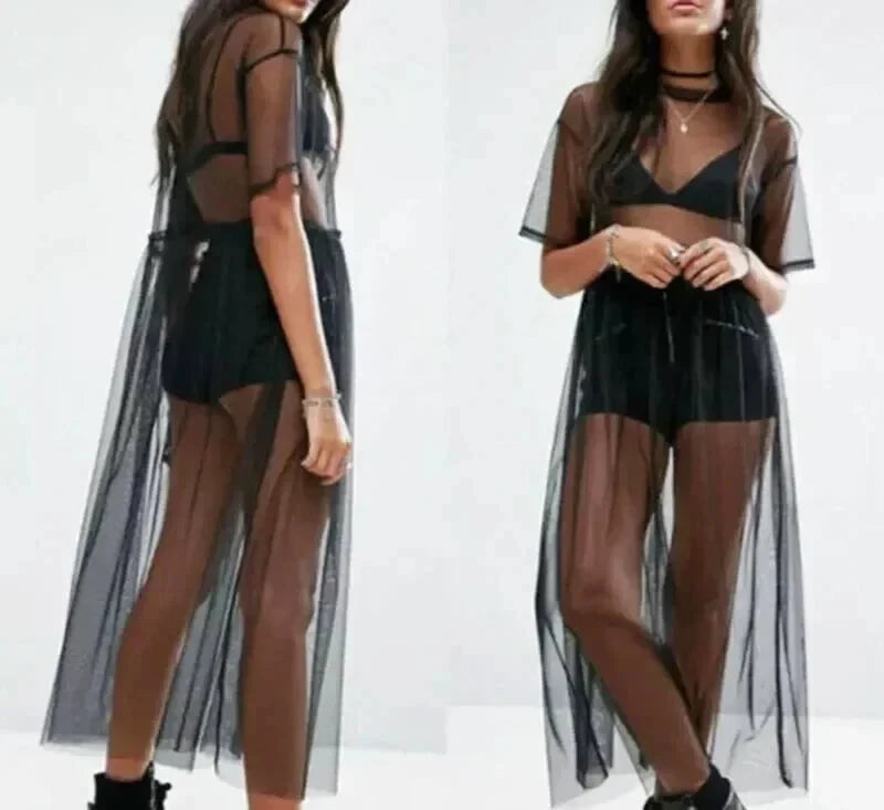 Robe Tulle Transparente - Maison Tulle