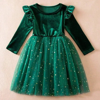 Robe Tulle Vert Déguisement Fille - Maison Tulle